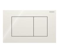 Plaque Geberit Sigma40 carrée DT verre gris sable - GEBERIT 115.629.JL.1