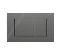Plaque Geberit Sigma40 Carrée Verre Lava Double Bouton | 115.629.JK1 Verre Lava
