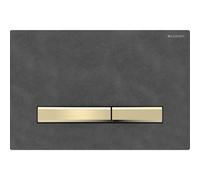 Plaque Geberit Sigma50 carrée DT laiton ardoise Mustang - GEBERIT 115.672.JM.2