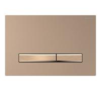 Plaque Geberit Sigma50 carrée DT or rouge or rouge - GEBERIT 115.670.QB.2
