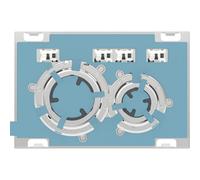 Geberit Sigma50 bouton de chasse d'eau pour WC chrome brillant 115.884.00.1