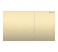 Plaque Geberit Sigma70 carrée DT acier laiton - GEBERIT 115.622.QF.1