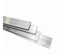 Plaque Inox Barre plate en alliage d'aluminium, tige carrée solide, bande de tôle for matériel bricolage