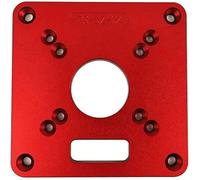Plaque insertion pour table défonceuse Namvo RT0700C, anneau coupe alu 120x120x8mm, table pliante visser travail bois