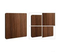 Plaque Interrupteur Rétro pour bois 86 Encastrée Plaque Interrupteur(A) | Finition pour bois vintage, design rétro élégant, compatible standard 86, installation encastrée facile