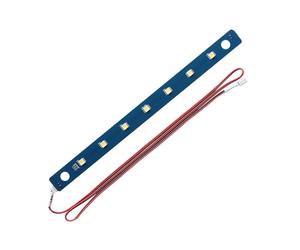 Plaque LED Imprimante 3D, Bande PCB 24V 4.8W 7 LED pour AD 5M Pro | Remplacement direct 24V 0.2A faible consommation haute luminosité 7 puces LED diffusion uniforme 23cm compact fixation vis
