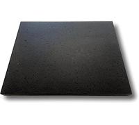 Plaque lisse en pierre de lave - Réfractaire de l'Etna pour four électrique et gaz, barbecue, gril pour pizza et viande - Dimensions au choix (45 x 40 cm²)