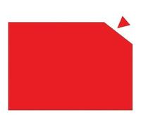 Plaque magnétique, 200 x 295 x 0,6 mm, rouge