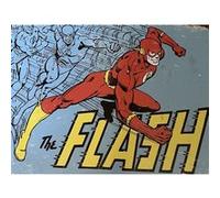Plaque métallique - The Flash - Retro - 30x40cm Multi G