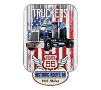 Plaque métallique TRUCKER - 60 x 40 cm