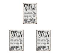 Plaque Métallique Vintage pour Jardin et Intérieur Sign Rétro Réutilisable Cadeau Mécanicien Papa Décor Murale Multi-Usage