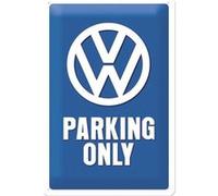 Plaque métallique Volkswagen 30x20 BLEU G