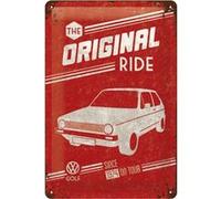Plaque métallique Volkswagen Golf The Original Incolore G
