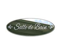 Plaque Miroir Adhésive pour Salle de Bain - Porte SDB à Coller en Plexi - Adhésives Murales - Maison, Style Shabby