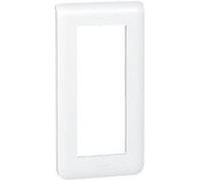 078825 Enjoliveur Mosaic 5 modules vertical blanc brillant