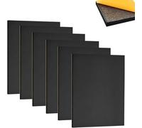 Plaque Mousse NBR Adhésive,Épaisseur 3mm,30x20cm 6pcs | Caoutchouc Synthétique Feuille de Mousse Joint Isolant Protection Meuble Voiture Anti Vibration Antichoc Antidérapant