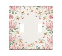 Plaque murale décorative en plastique de taille standard pour chambre à coucher, bureau, cuisine, entrée Motif canard