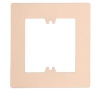 Plaque Murale Décorative pour Interrupteurs et Prises, Pc, Or | Cache Élégant à Couverture Étendue, Masque les Imperfections, Style Poli et Sophistiqué pour Intérieur