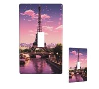 Plaque murale décorative Tour Eiffel Paris 1 gang pour interrupteur de lumière Taille standard 11,4 cm x 7 cm Plaque murale Interrupteur électrique