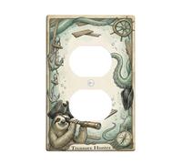 Plaque murale double paresseux en plastique vert de taille standard pour salon, chambre à coucher, maison, bureau