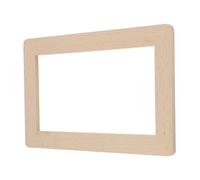 Plaque Murale en Bois pour Prise Duplex, Hêtre, Décoration