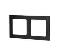 Plaque murale en verre au design moderne, fabrication précise en Allemagne et en France, livrée avec 2 clés et une élégante finition noire qui s'adapte à n'importe quel environnement.
