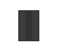 Plaque Murale Essentiel Noire L80 H120 - LE MARQUIER