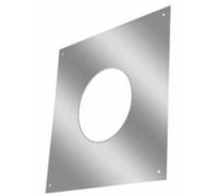 Plaque murale extérieure - inox - avec joint - 230 mm - Isoten TEN