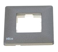 Plaque murale Nice Opla carré graphite - emetteur NiceWay