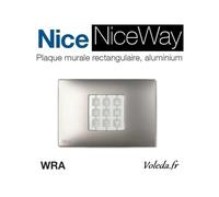 Plaque murale Nice Opla rectangulaire aluminium - emetteur NiceWay