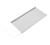 Plaque Nominative en Alliage D'aluminium Argentée, Adhésive et Suspendue | Finition Métallique Polie, Design Minimaliste Moderne, pour Employés, Accueil, Cloisons et Postes Partagés