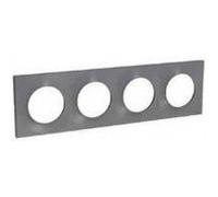 Plaque Odace Styl - Aluminium - Quadruple horizontale / verticale 71mm aluminium G
