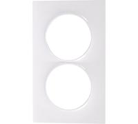 Plaque Odace Styl Schneider 2 Postes - Blanc S520714