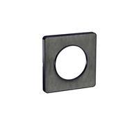 Plaque Odace Touch - Ardoise avec liseré anthracite - Unique