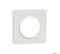 Schneider Electric - Plaque de finition - Odace Touch S520802 - 1 poste - Blanc RAL9003