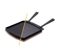 Plaque Ooni Grizzler double face pour plancha