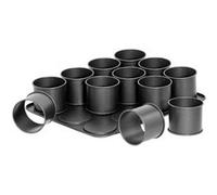 Plaque pâtisserie 12 mini moules ronds amovibles 38 x 30 cm Zenker Black Metallic Noir G