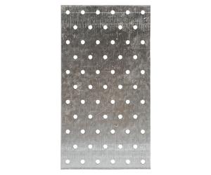 Plaque perforee acier galva 80x200x2mm Simpson