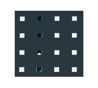 Plaque perforée Bott longueur 991 x largeur 457mm gris anthracite RAL 7016 - 14025117.19