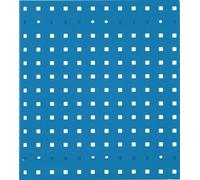 Plaque perforée Kappes, largeur 450 x longueur 500mm bleu ciel RAL5015 - 4001.00.0510