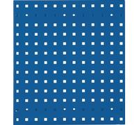 Plaque perforée L450xL500mm bleu gentiane RASTERPLAN