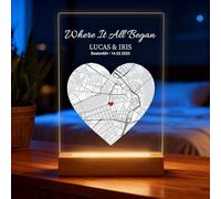 Plaque personnalisée en forme de carte des étoiles, cadeau mignon de la part d'une petite amie, cadeau personnalisé pour elle, cadeau de Noël pour elle, cadeau de Noël pour petit ami