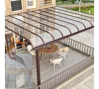 Plaque polycarbonate Plaque pvc 1.5MM paisseurs Feuilles de Toit Transparent pour Serre Jardin Feuilles de Toit Transparent Imperméable Résistant Aux UV Panneaux pour Toit Cabane Abri(Clear,200x300cm)