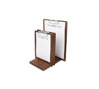 Plaque porte-menus plaque en contreplaqué - A5 - - Bois