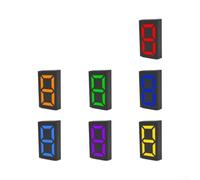 Plaque pour adresse Extérieure Lumineuse Auto Allumage Plaque(Full-color) | LED RGB changeantes, visibilité nocturne maximale, pour idéal pour livreurs et urgences, design moderne