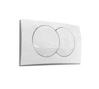 PLAQUE POUR BATI-SUPPORT GEBERIT ""DELTA 20"" BLANCHE