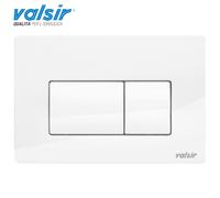 Plaque pour boîtier mécanique Valsir P1, Blanc brillant