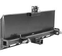 Plaque pour chargeuse compacte 3 points VEVOR, plaque de fixation 3/8 pouces, plaque de montage pour chargeuse compacte en acier, compatible avec les chargeuses compactes et les tracteurs de Deere, Ku