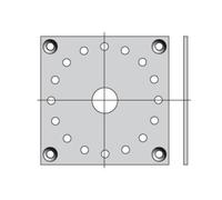 Plaque pour moteur secours Somfy Ø50/60 montage volet Tradi