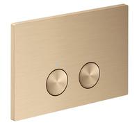 Plaque-poussoir AXOR pour mécanismes Geberit Sigma, finition bronze brossé
